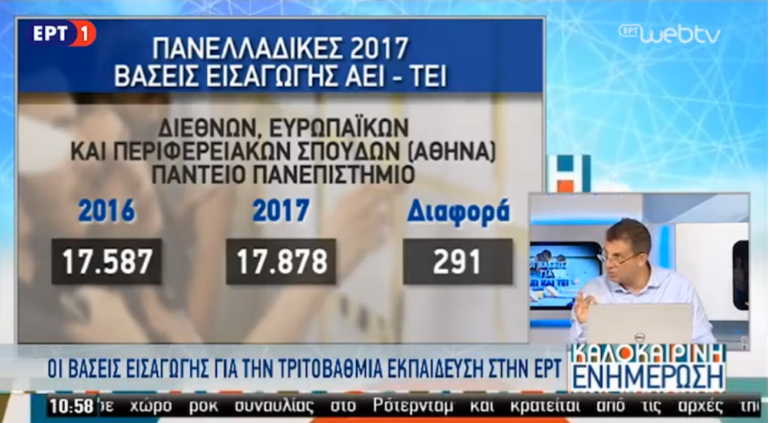 Ο πρόεδρος της ΟΕΦΕ Γ. Βαφειαδάκης & ο πρόεδρος του ΣΕΦΑ ΜΠ.ΝΙΚΟΛΑΟΥ σχολιάζουν τις βάσεις στην ΕΡΤ